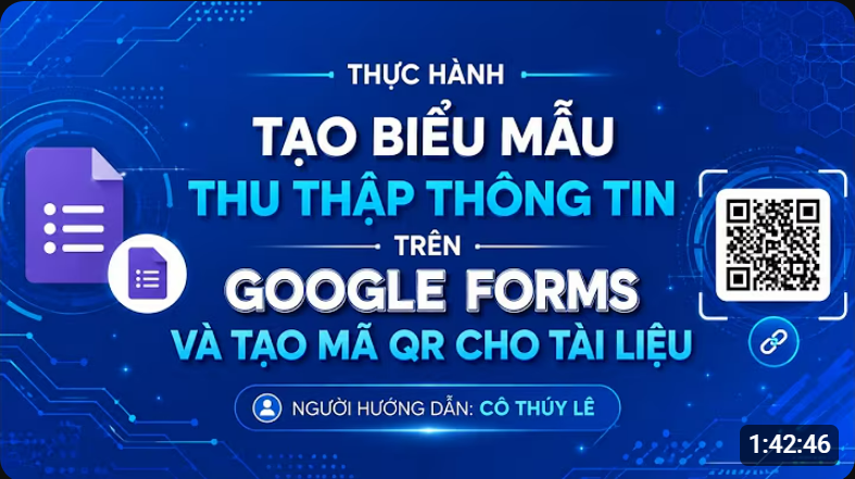 Tạo biểu mẫu thu thập thông tin
